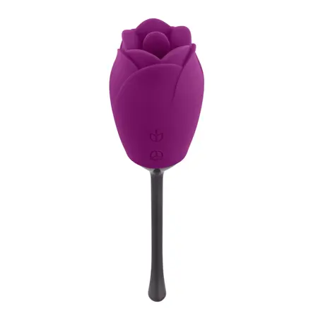 Playboy Pleasure Petal Vibrator Wild Astor – Silikonski uređaj u obliku ruže