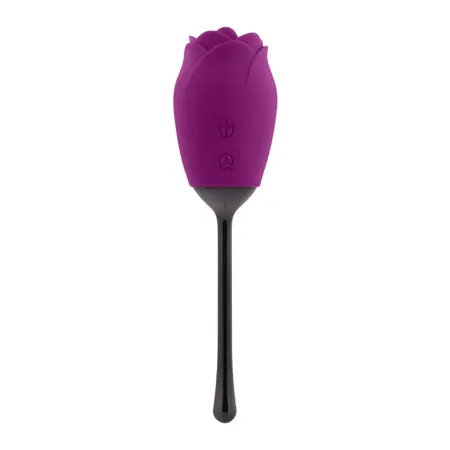 Playboy Pleasure Petal Vibrator Wild Astor – Silikonski uređaj u obliku ruže
