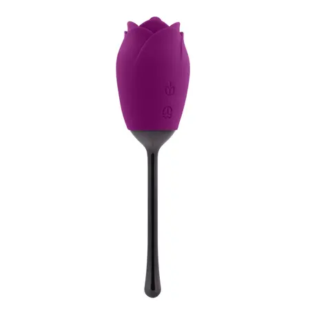 Playboy Pleasure Petal Vibrator Wild Astor – Silikonski uređaj u obliku ruže