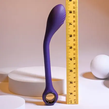 Playboy Pleasure Spot On Flexible Vibrator Acai, 8.9'' Silicone USB