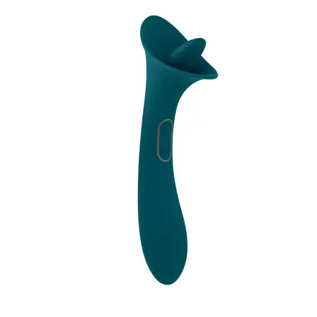 Playboy Pleasure True Indulgence Dual-Ended Vibrator Green Silicone