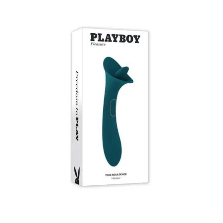Playboy Pleasure True Indulgence Dual-Ended Vibrator Green Silicone
