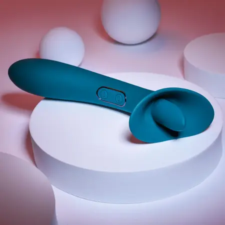 Playboy Pleasure True Indulgence Dual-Ended Vibrator Green Silicone