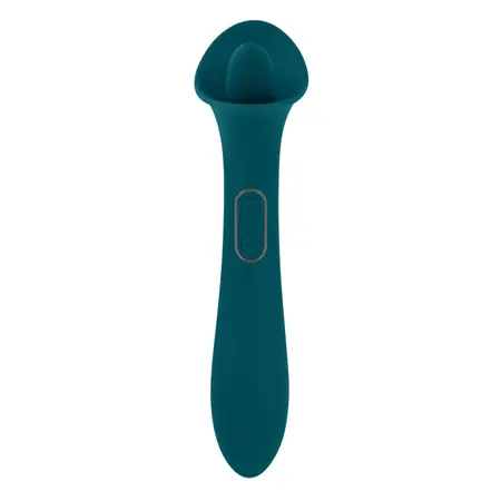 Playboy Pleasure True Indulgence Dual-Ended Vibrator Green Silicone