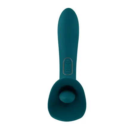 Playboy Pleasure True Indulgence Dual-Ended Vibrator Green Silicone