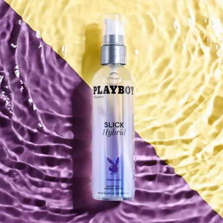 Playboy Pleasure Slick Hybrid Personal Lubricant 120ml - Long-Lasting Formula