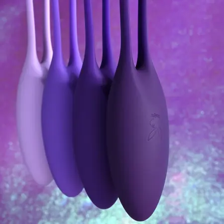 Playboy Pleasure Put In Work Kegel Set - 4 Steel & Silicone Weights Pink