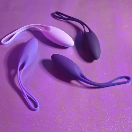 Playboy Pleasure Put In Work Kegel Set - 4 Steel & Silicone Weights Pink
