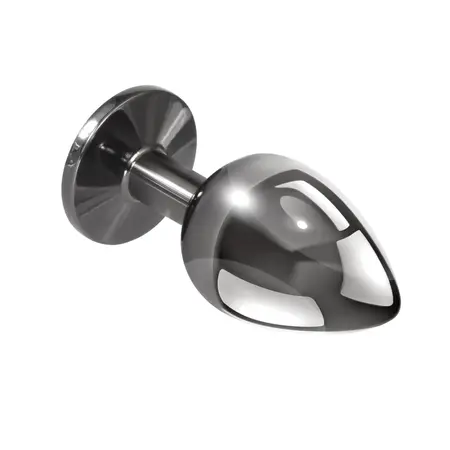 Playboy Tux Large Aluminium Intimate Plug - Elegant Black & White Design