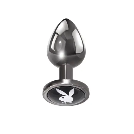 Playboy Pleasure Tux Mali aluminijumski čep sa ikoničnom bazon zečice