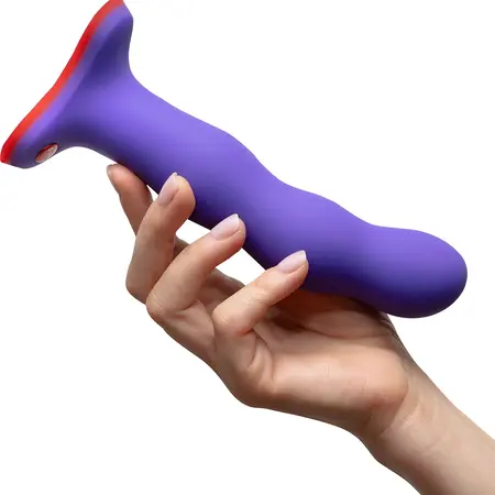 Fun Factory Bouncer Strap-on Model Flashy Purple with Internal Motion System