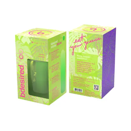 B Swish Bdesired Infinite Deluxe Beauty Edition intimni masažer roze-zelena