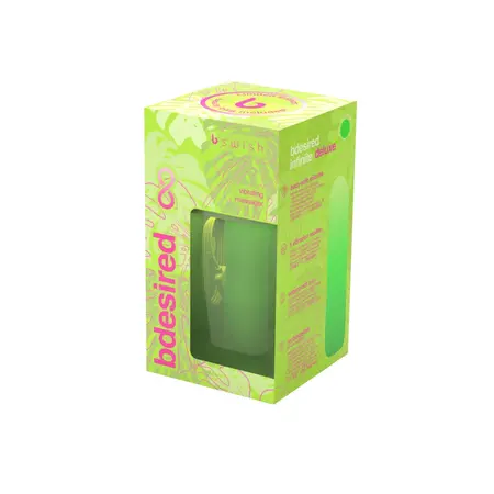 B Swish Bdesired Infinite Deluxe Beauty Edition intimni masažer roze-zelena
