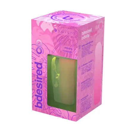 B Swish Bdesired Infinite Deluxe Beauty Edition silikonski roze-zelena 16cm