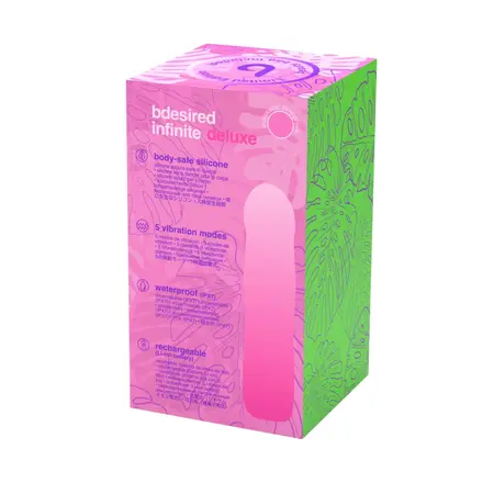 B Swish Bdesired Infinite Deluxe Beauty Edition silikonski roze-zelena 16cm