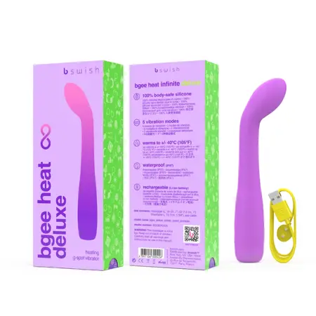 B Swish Bgee Heat Infinite Deluxe Warm Sensation Silicone Model, 18 cm
