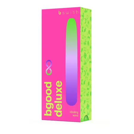 B Swish Bgood Infinite Deluxe punjivi silikonski masažer 18cm roze