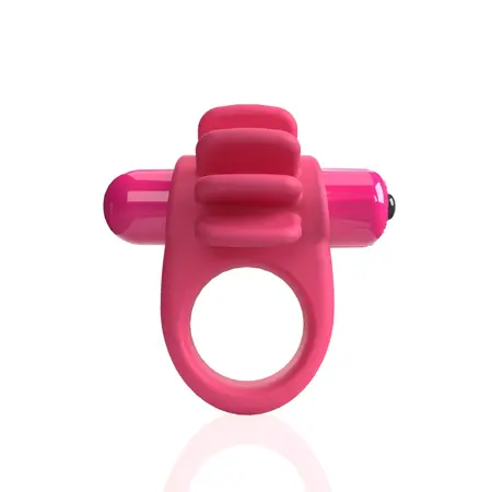The Screaming O 4B Skooch Intimate Ring Strawberry Silicone