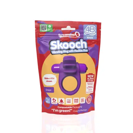 The Screaming O 4B Skooch Intimate Ring Grape Waterproof Silicone