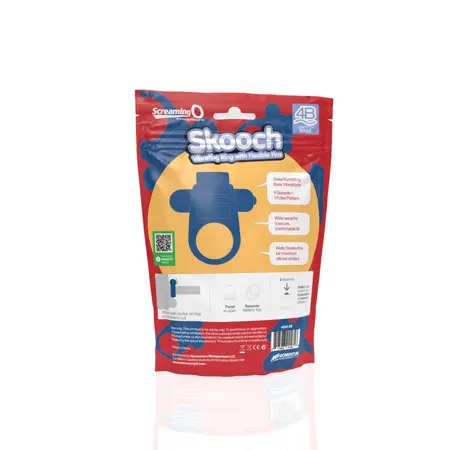 The Screaming O 4B Skooch Blueberry Intimate Vibrating Ring Silicone