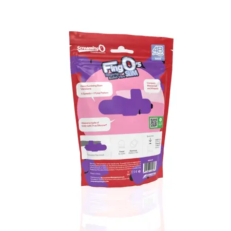 The Screaming O 4B FingO Slim Intimate Finger Device Grape