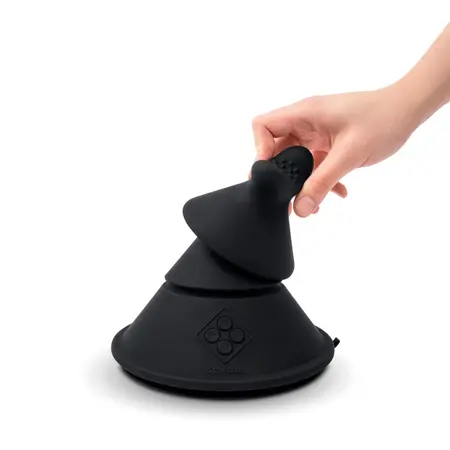 The Cowgirl Cone Intimate Machine Wireless Remote 20 Modes Black