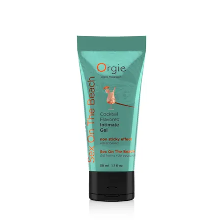 Orgie Lube Tube Water-Based Gel Sex On The Beach 50ml Flavored