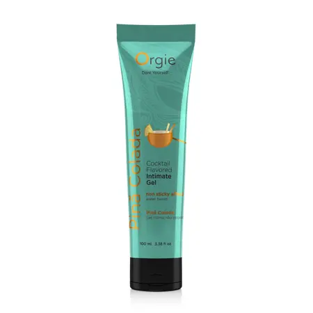 Orgie Lube Tube Pina Colada 100ml - Water-Based Lubricant with Cocktail Aroma