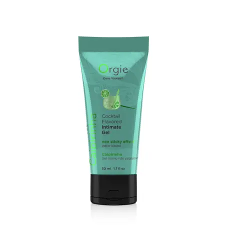 Orgie Lube Tube Caipirinha 50ml Intimate Gel - Long-Lasting, Water-Based