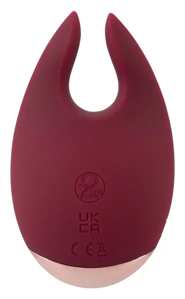 You2Toys Lay-on Vibe Flexible Dual-Arm Intimate Massager, Black