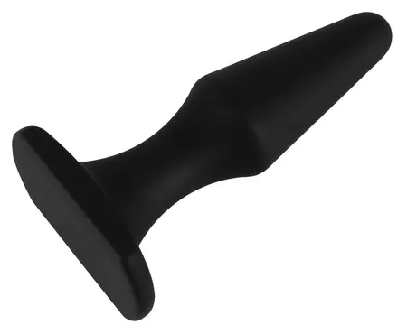 You2Toys Silikonski Analni Čep Suženog Oblika 10.5cm Meki Crni