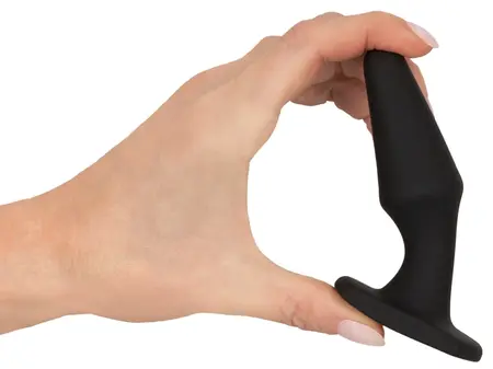 You2Toys Silikonski Analni Čep Suženog Oblika 10.5cm Meki Crni