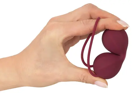 You2Toys Love Balls Duo Silicone Pelvic Floor Trainer Pink 60g