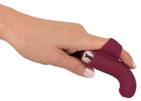 You2Toys Finger Vibe Silikonski Mini Masažer, 8.5 cm, Ljubičasti