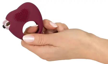 You2Toys Vibrating Ring Flexible Heart-Shaped Silicone, 6.5 cm