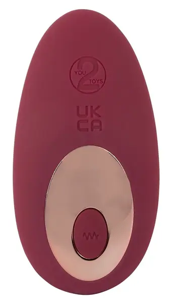 You2Toys Panty Vibe RC Rechargeable Intimate Massager, 8.8 cm, Black