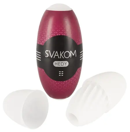 Svakom Hedy Flexible Intimate Sleeve Reusable Transparent 8.3 cm