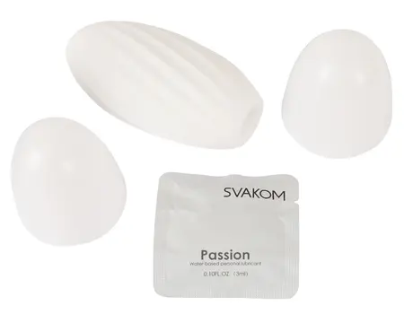 Svakom Hedy Flexible Intimate Sleeve Reusable Transparent 8.3 cm