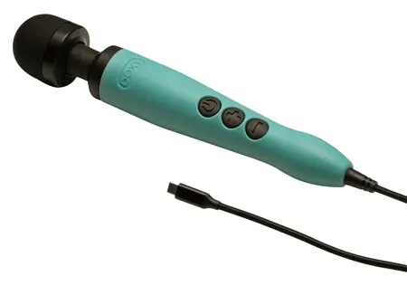 Doxy 3 USB-C Turquoise - High-Performance Body Massager, 28 cm
