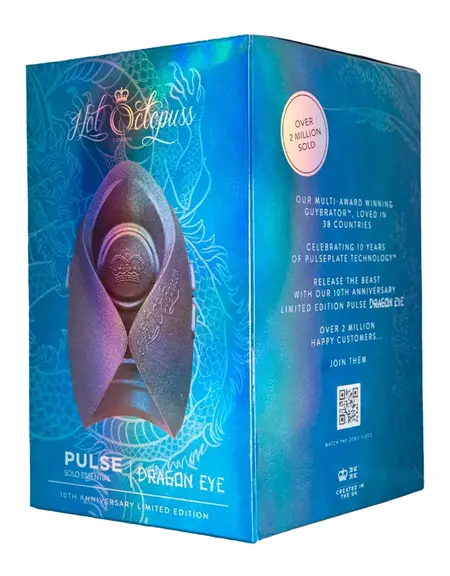 Hot Octopuss Pulse Solo Essential Crni Intimna Tehnologija 10.6cm
