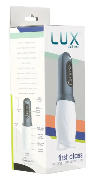 LUX Active First Class Rotirajuća Intimna Mašina USB, 4 Režima, 20.8 cm
