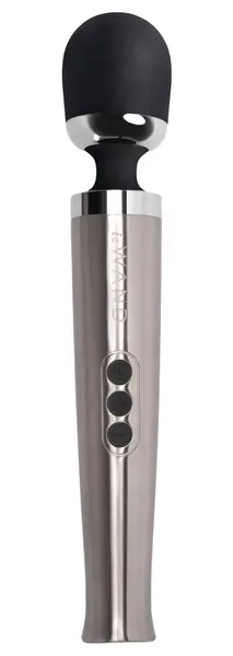 Le Wand Die Cast Rechargeable Silver Massage Wand - Compact & Powerful