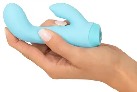 Cuties Mini Vibrator Plavi 4. Generacija - Kompaktni Dvostruki Soft Touch