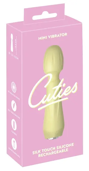 Cuties Mini Vibrator Yellow 4th Gen - Compact Flexible Silicone Device