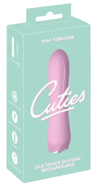 Cuties Mini Vibrator Roze 4. Generacija - Kompaktni Silikonski Model, 10 Režima