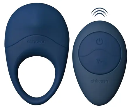 ohhhcean Ocean Blue Ring with Remote Control, Eco-Friendly Silicone, 7.5 cm