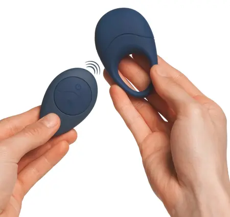ohhhcean Ocean Blue Ring with Remote Control, Eco-Friendly Silicone, 7.5 cm