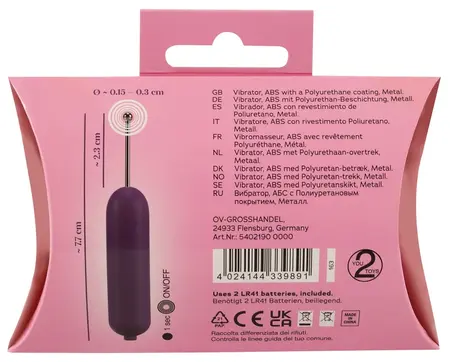 You2Toys Spot-On Precision Mini Vibrator sa Metalnim Vrhom, 7.7cm