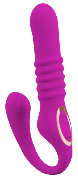 Javida 3 Function Dual Action Intimate Machine, Flexible, USB, Purple