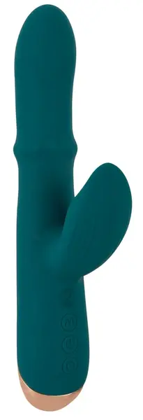 You2Toys Thumping Rabbit Vibrator sa Pokretnim Prstenom, Silikon, Roze, 22.7cm